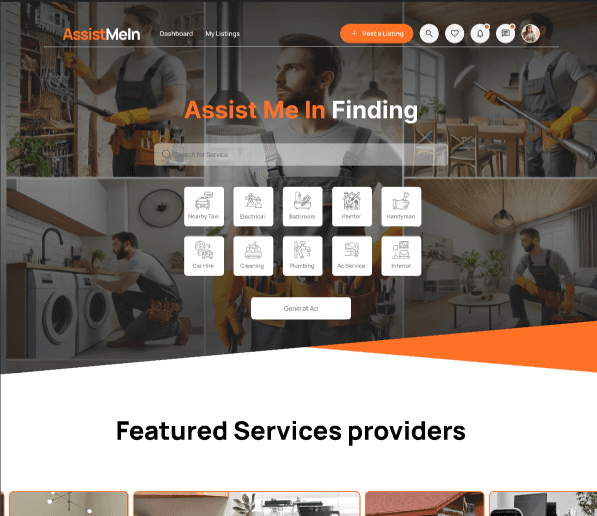 Assistme.in — Service Marketplace