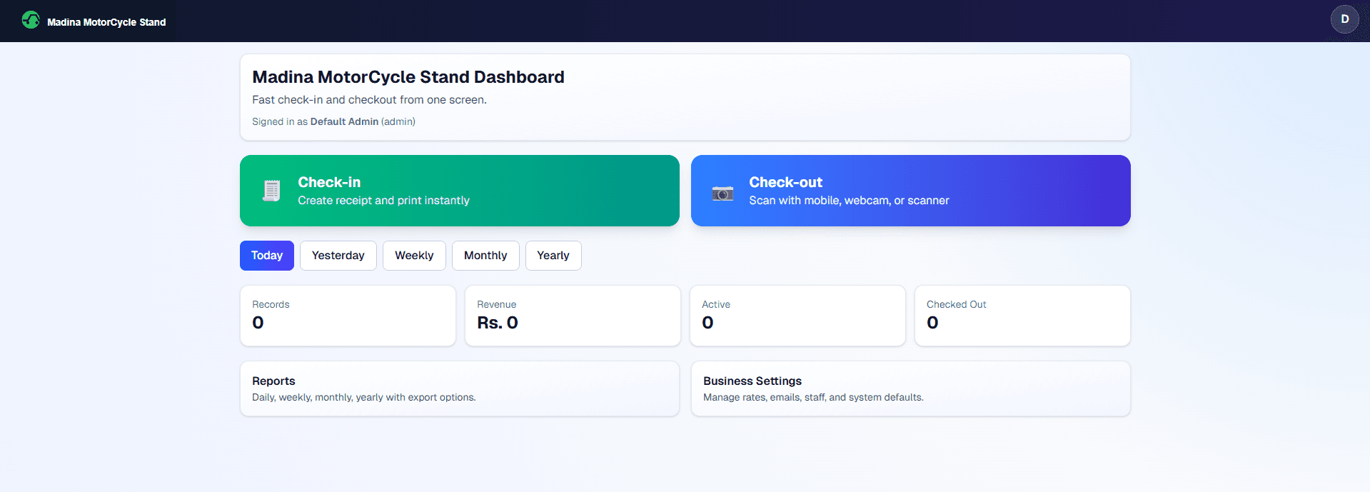 Motorcycle Stand System